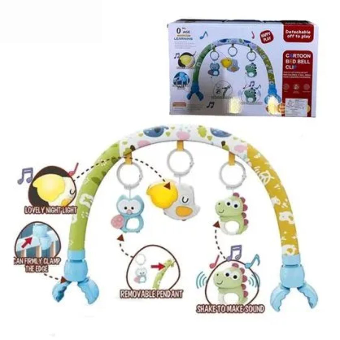 ARCO MUSICAL PARA BEBÉ APTO PARA COCHE Y CUNA - ESTIMULA LOS SENTIDOS DEL BEBÉ - 1