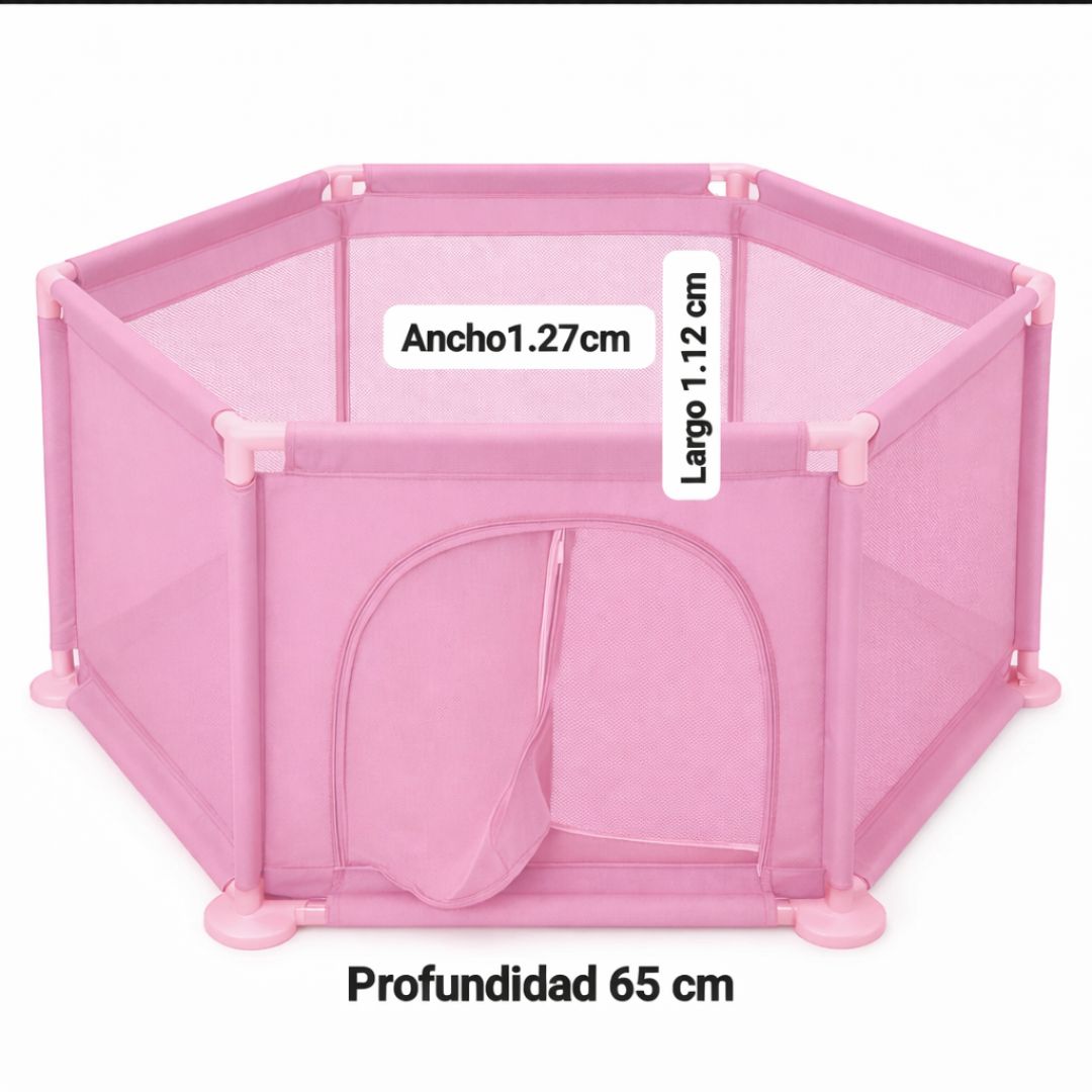 CORRAL DE JUEGOS HEXAGONAL PARA BEBÉS NIÑOS INFANTIL - 2
