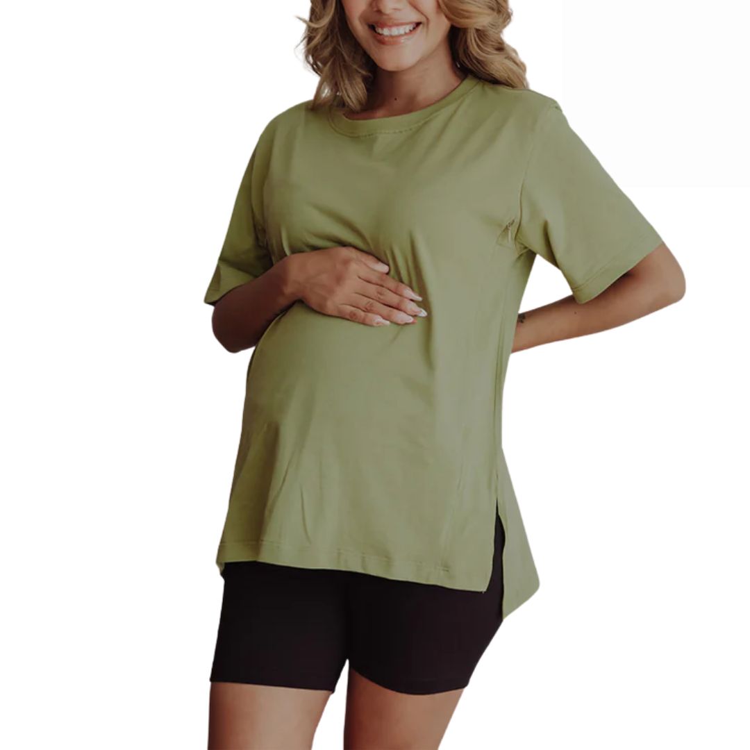 BIKER SHORT  DE ALGODÓN DE MATERNIDAD / EMBARAZADA – COMODIDAD Y FRESCURA PARA EL VERANO - 3