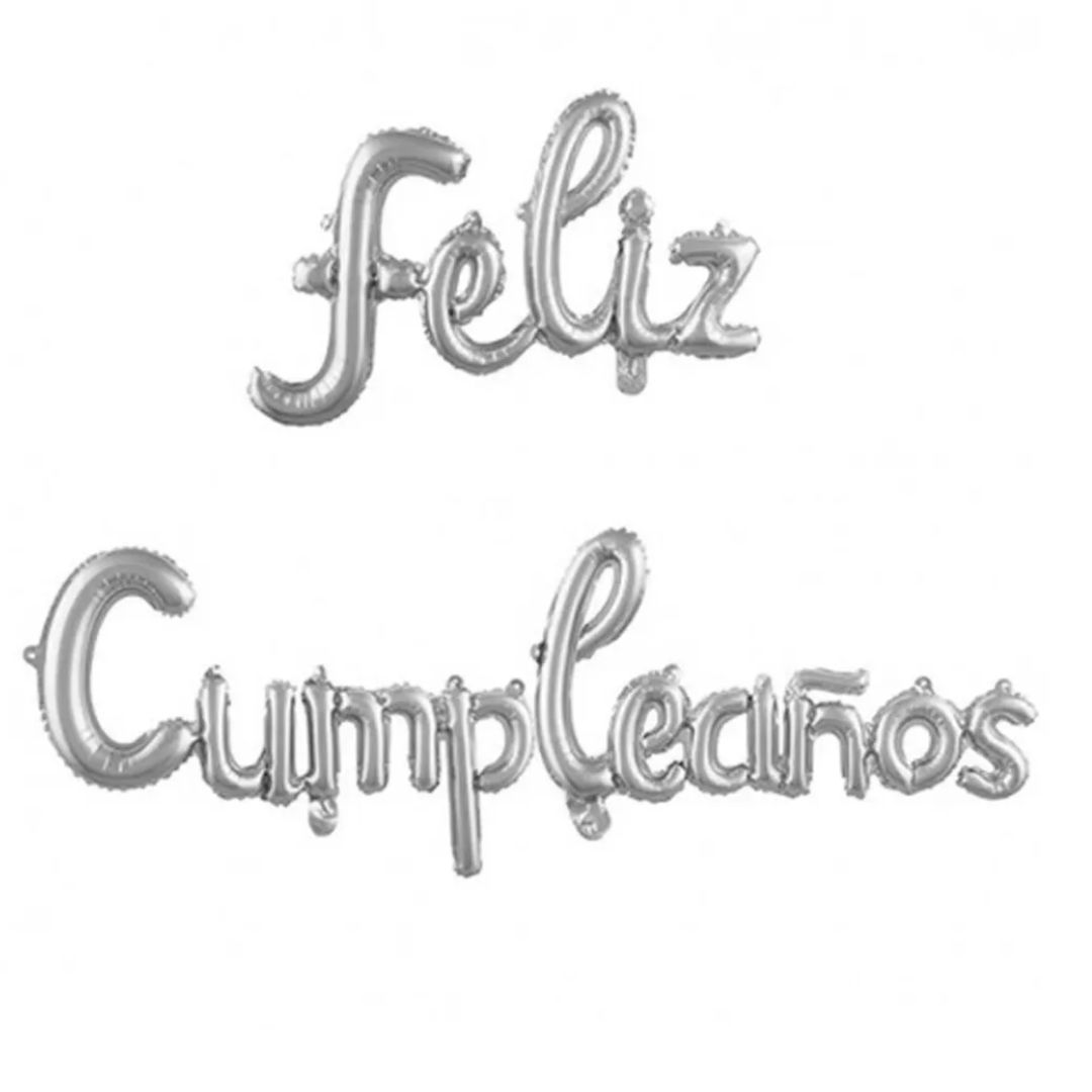 PACK 2 GLOBO BANDERIN FELIZ CUMPLEAÑOS - 4