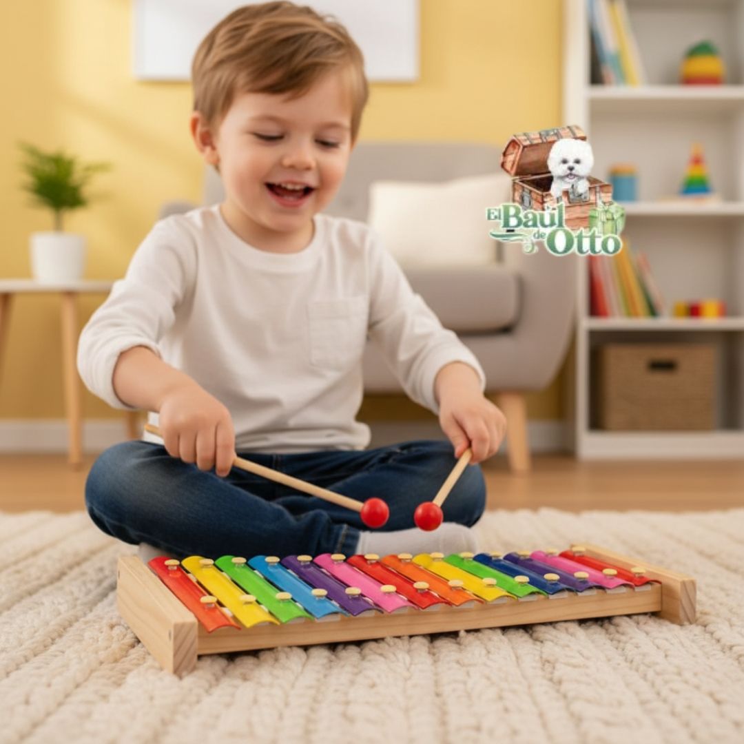 XILÓFONO INSTRUMENTO MUSICAL PARA NIÑOS CON 15 NOTAS - 1