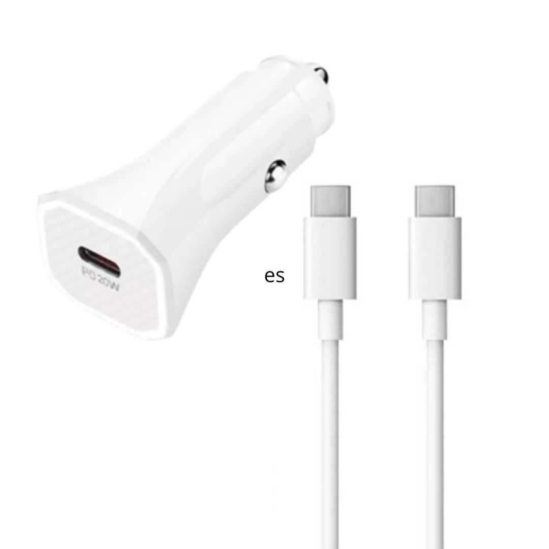 CARGADOR SAMSUNG PARA AUTO 20W CON CABLE C GENÉRICO - 1