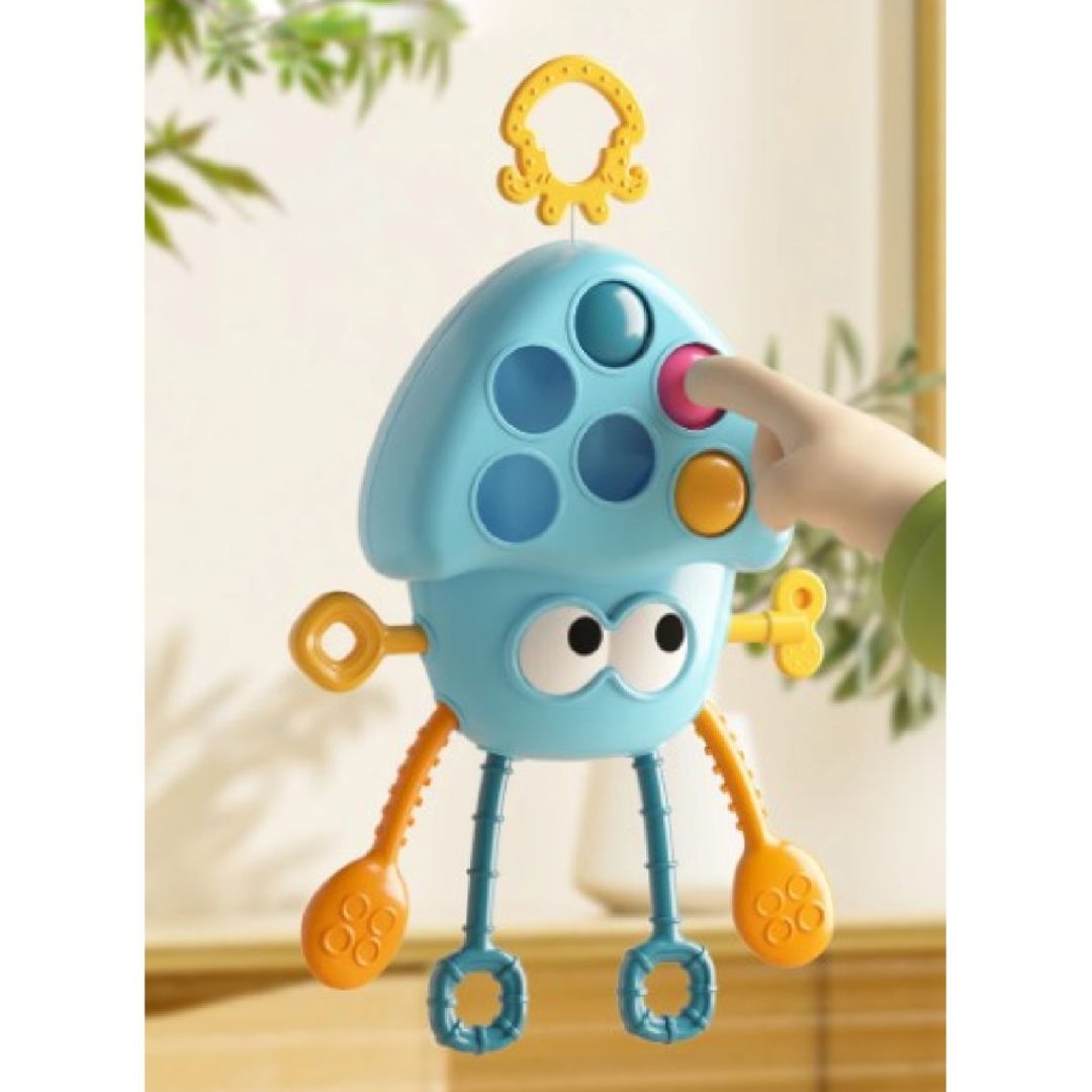 MORDEDOR CALAMAR SENSORIAL PARA BEBES - 2
