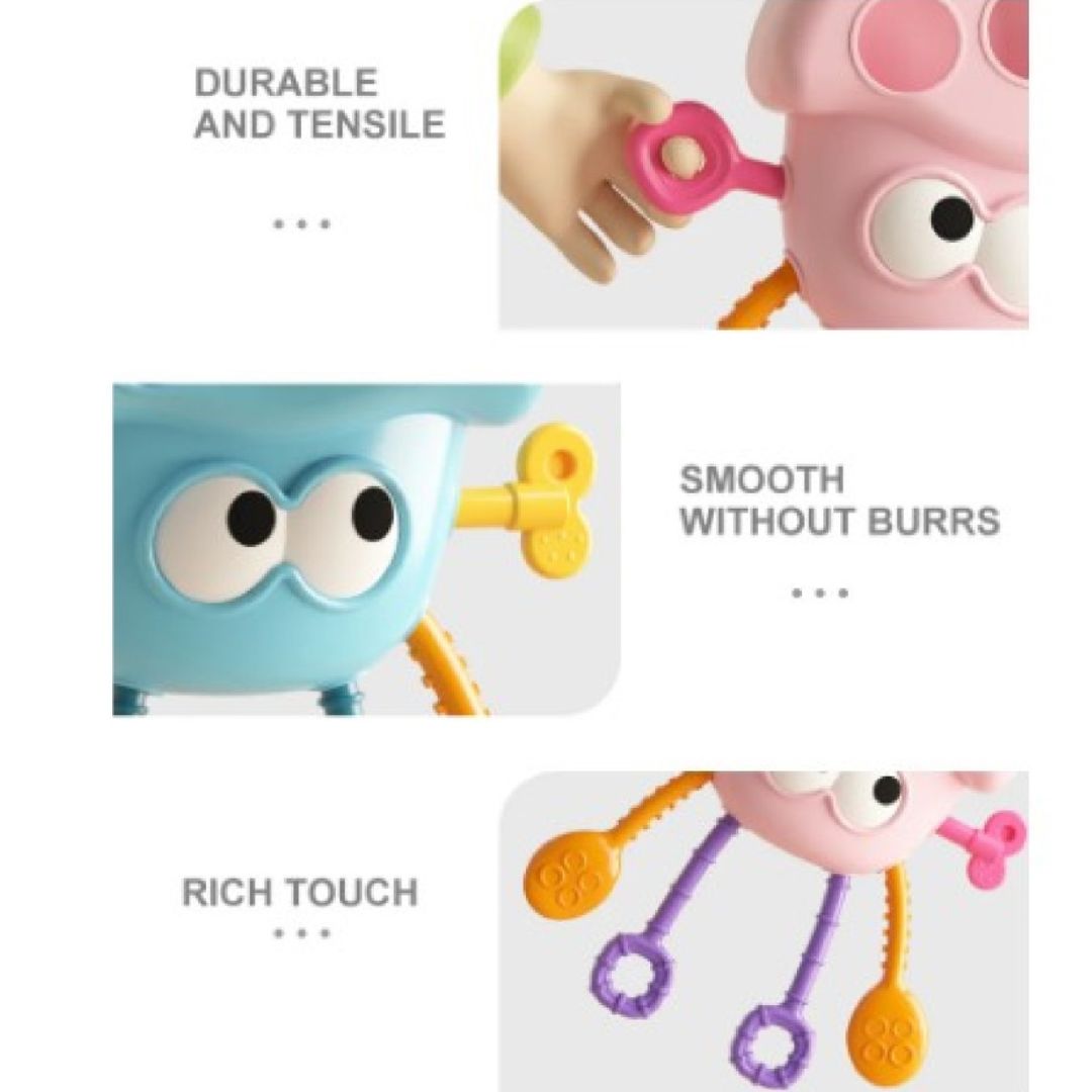 MORDEDOR CALAMAR SENSORIAL PARA BEBES - 3