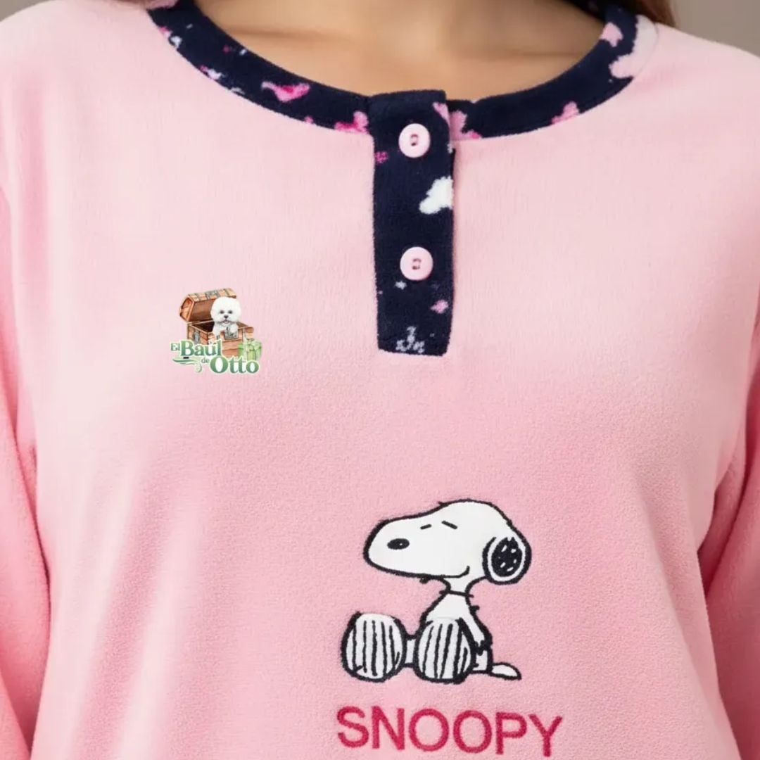 PIJAMA POLAR DAMA CAMISETA + PANTALÓN - 2