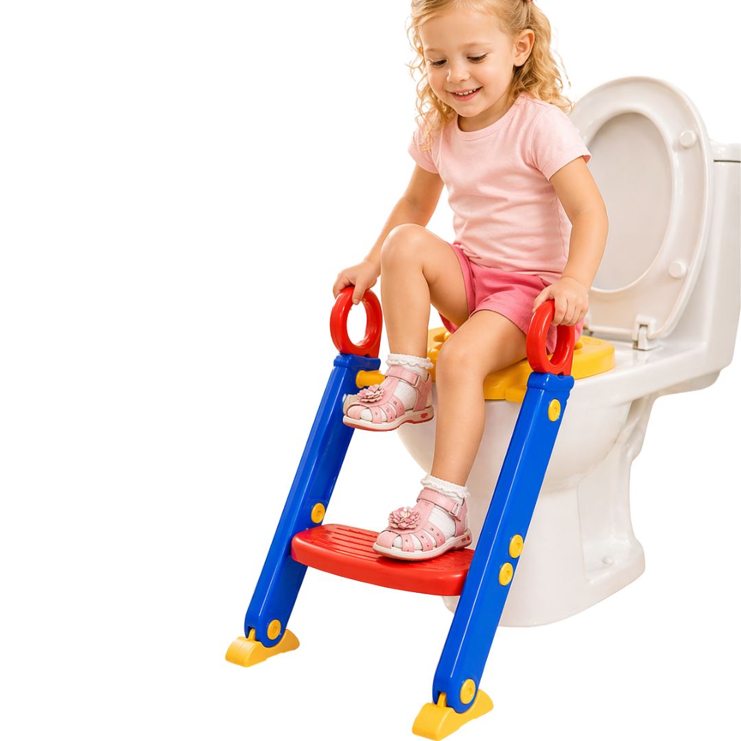 ESCALERA CON BACÍN ASIENTO DE ENTRENAMIENTO PARA BEBÉ - 1