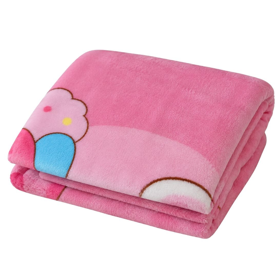 COLCHA MANTA PARA BEBÉ FELPA PLUSH 1,40 X 1METRO (NIÑA) - 2