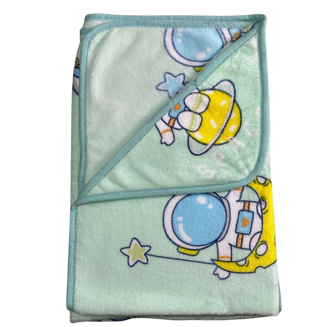 COLCHA MANTA PARA BEBÉ FELPA PLUSH 1,40 X 1METRO (NIÑO) - 3