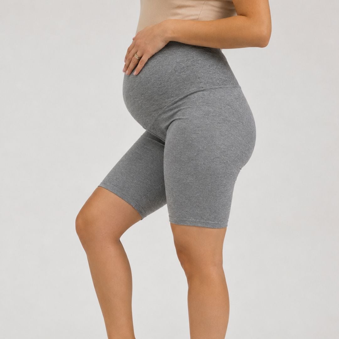 BIKER SHORT MATERNIDAD ALGODÓN LICRADO - 1