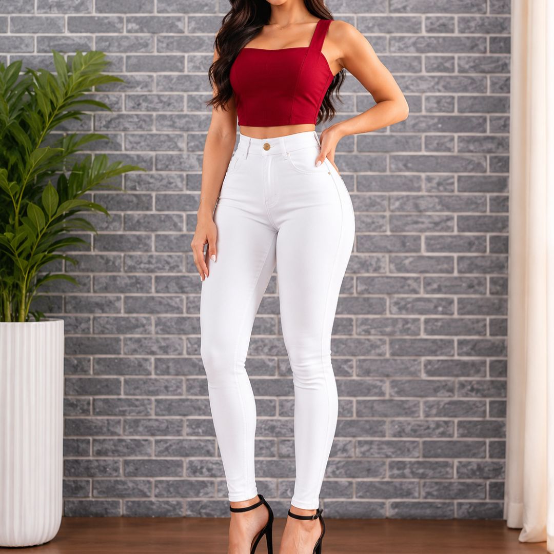 JEANS FRESH TERRY LEVANTA GLUTEOS - 1