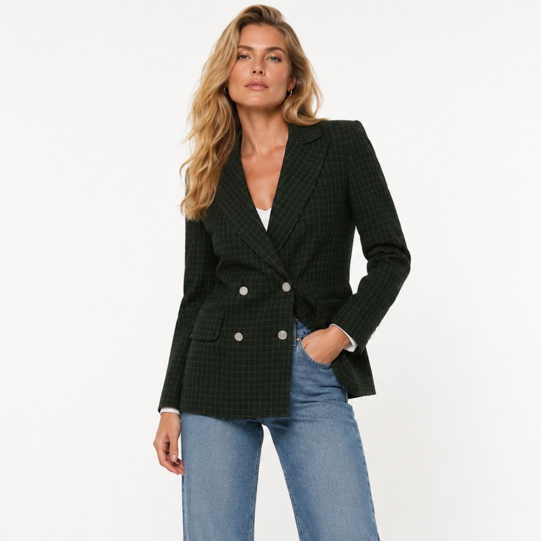 BLAZER DE MODA PARA MUJER CON ACABADO SOFISTICADO PRINT - 1
