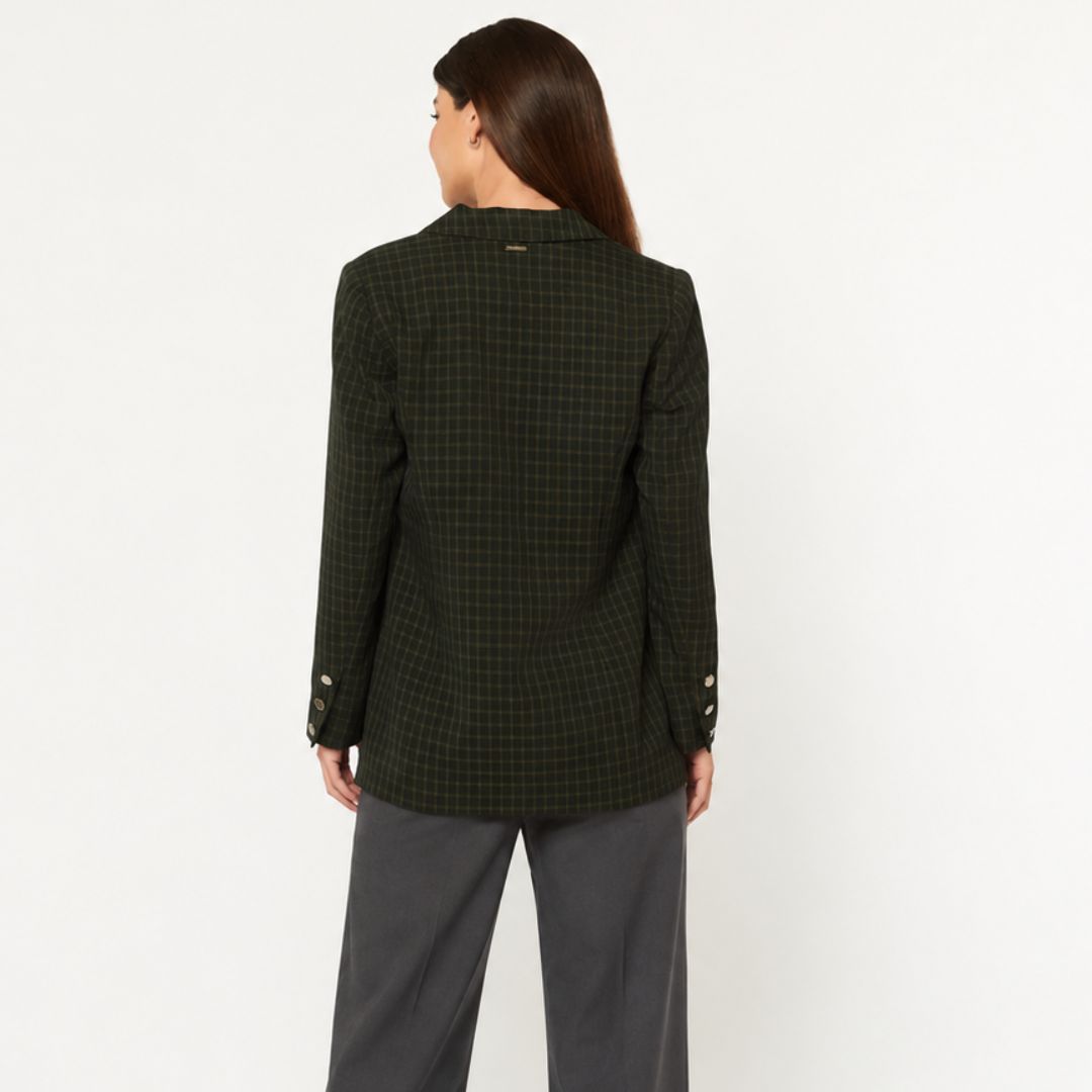 BLAZER DE MODA PARA MUJER CON ACABADO SOFISTICADO PRINT - 2
