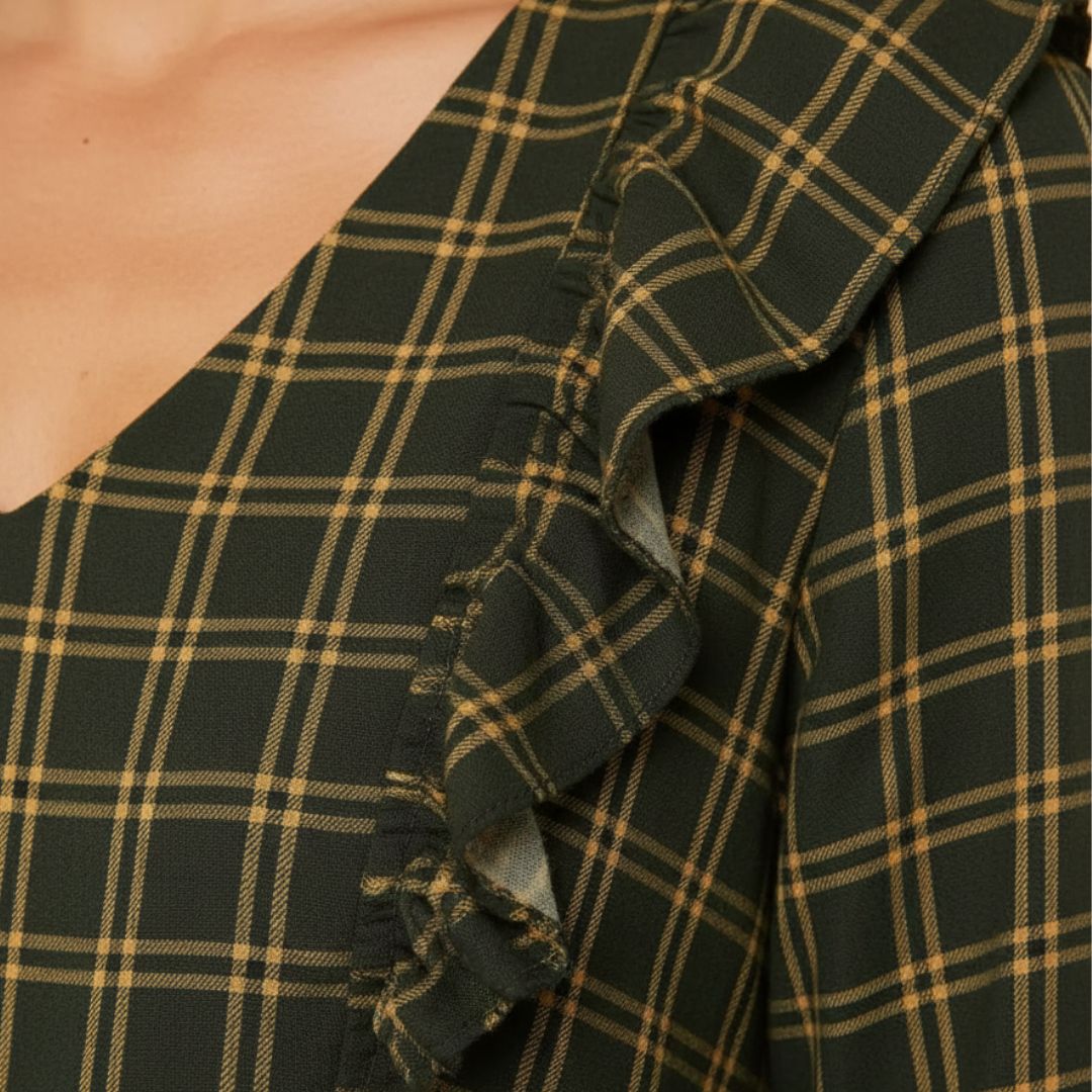 BLUSA ELEGANTE PARA MUJER CON ESTAMPADO MODERNO - 2