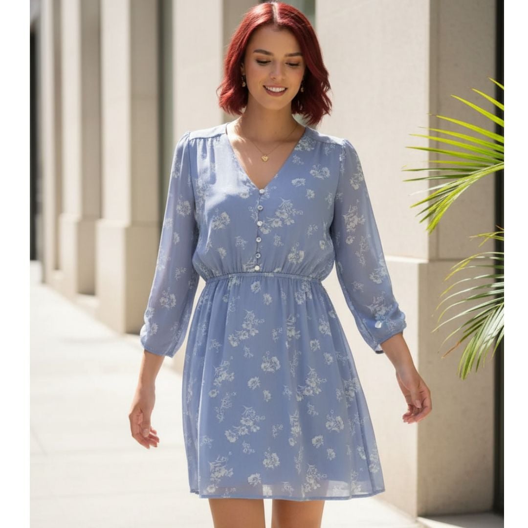 VESTIDO FEMENINO DE MODA CON DISEÑO EXCLUSIVO - 2
