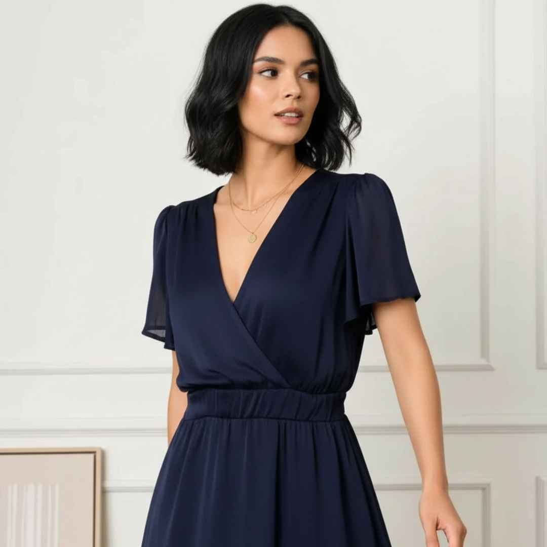 VESTIDO AZUL PARA DAMA - 2