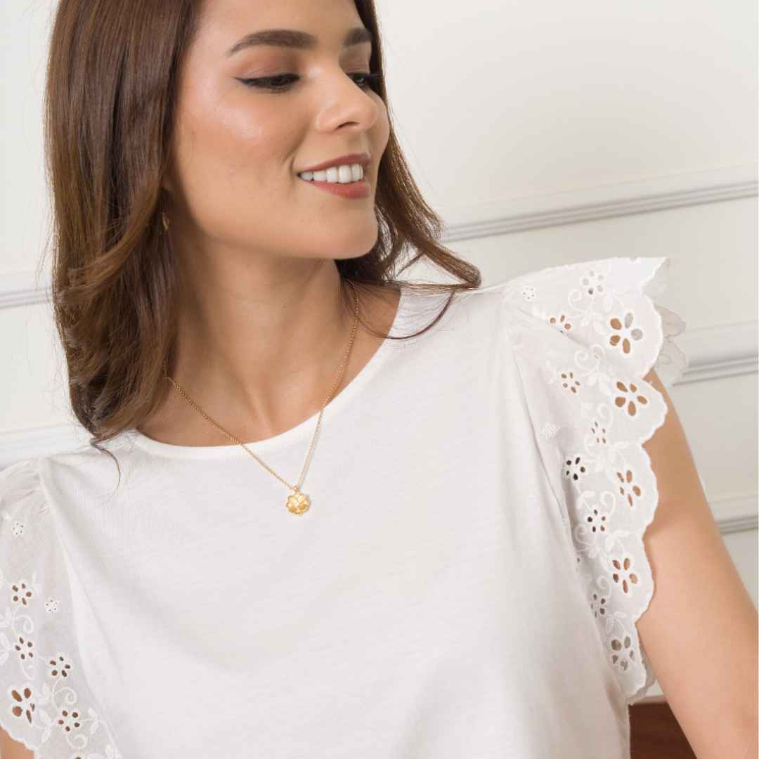 POLO ARACELY PARA DAMA - HUESO - 2