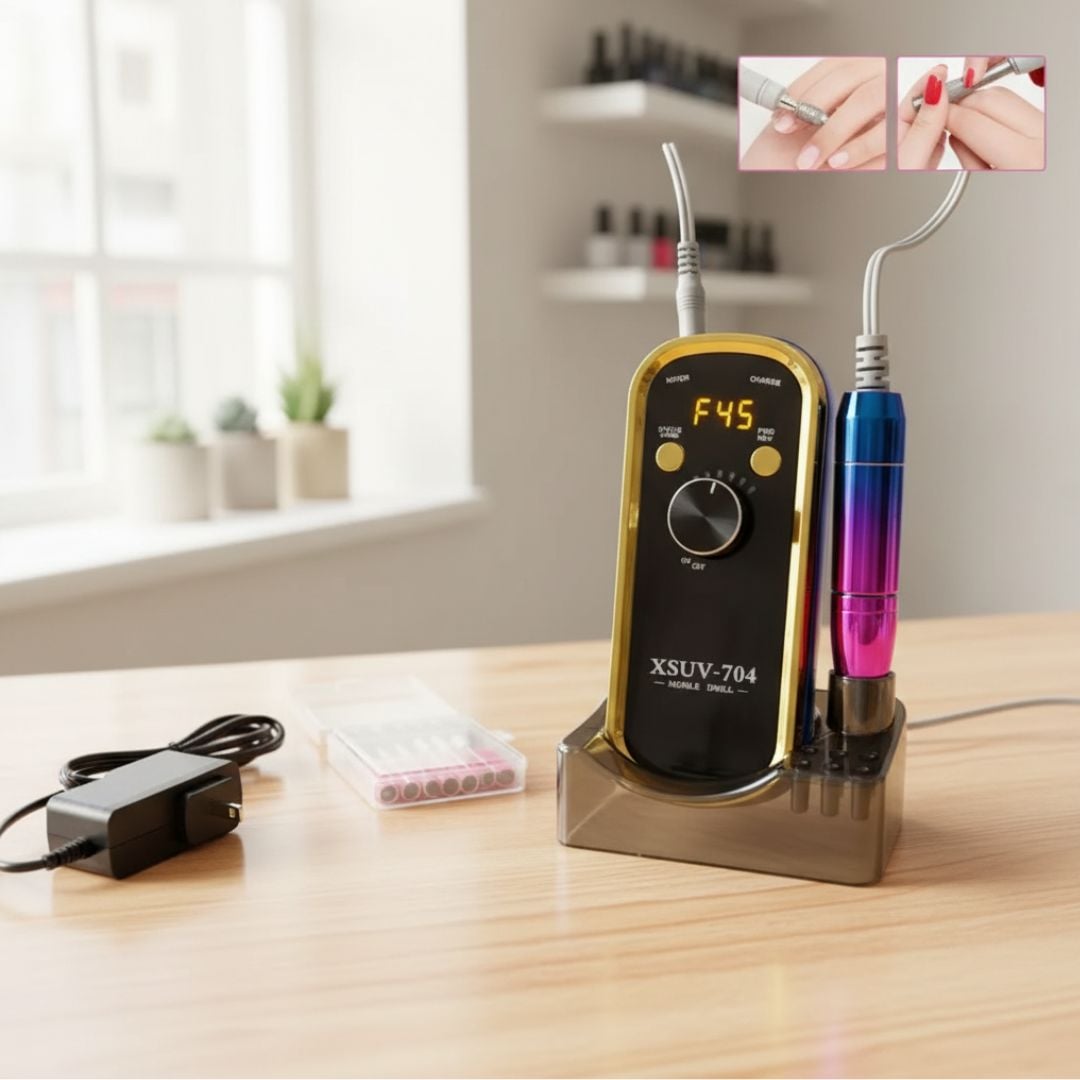 PULIDOR 45000 RPM  TORNO DE UÑAS DRILL DREMEL ELÉCTRICO PORTATIL  XSUV-704 - 1