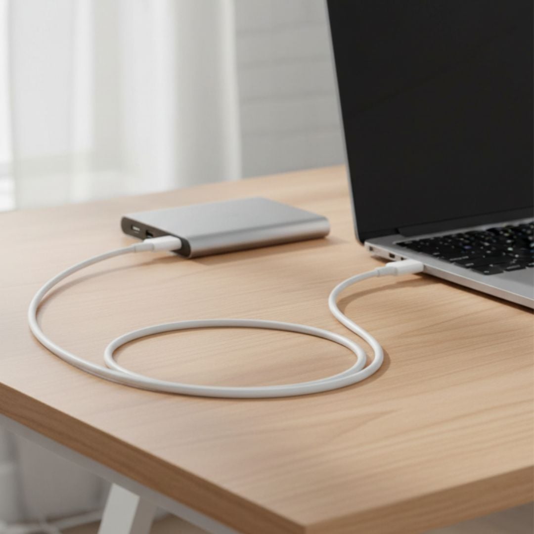 CABLE TIPO C A C - BLANCO - 3