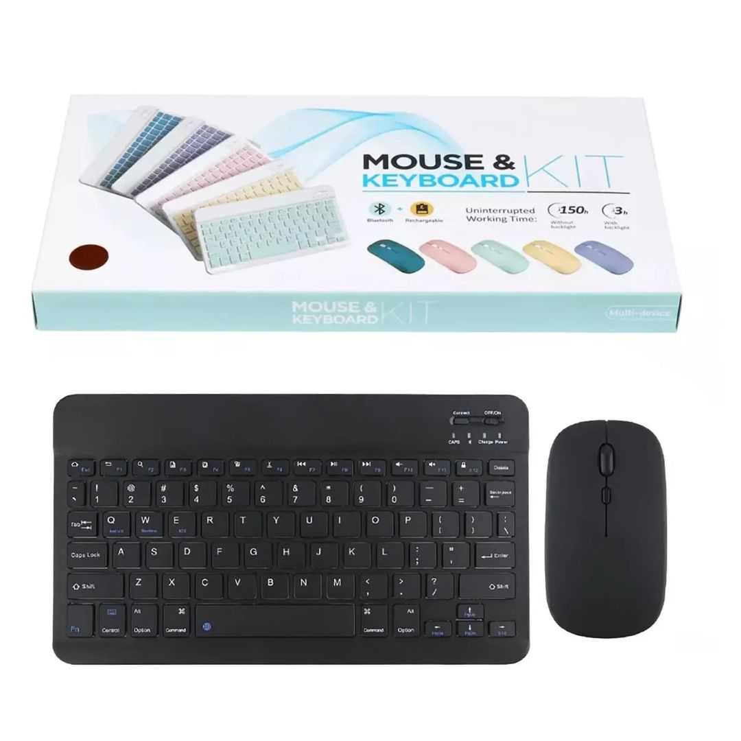 TECLADO Y MOUSE INALÁMBRICO - MULTICOLOR - 1
