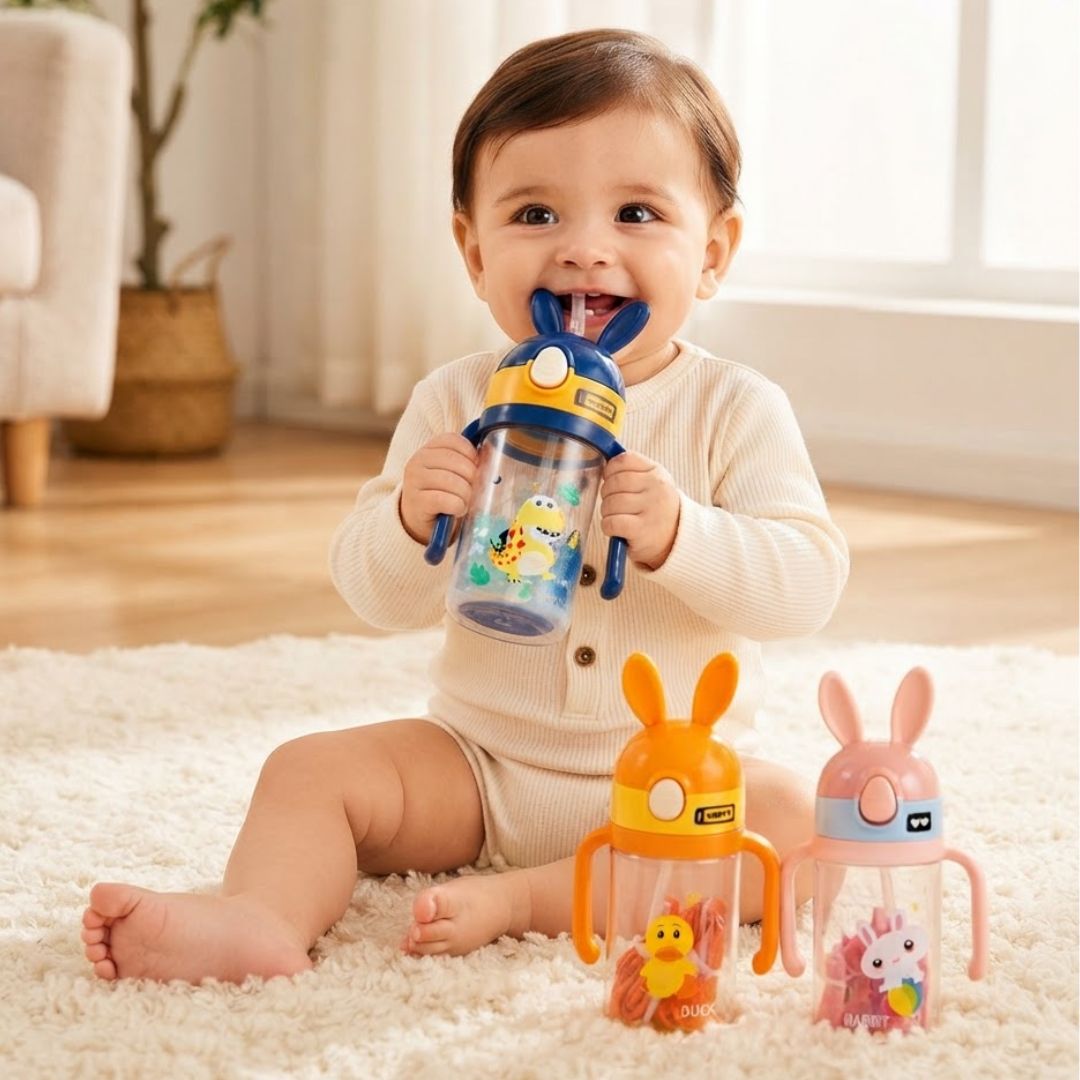 TOMATODO INFANTIL ANTIDERRAME CON ASAS Y SORBETE - NIÑO - 1