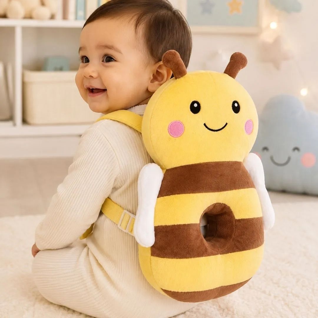 MOCHILA DE PROTECCIÓN PARA BEBE CABEZA ESPALDA - AMARILLO - 1