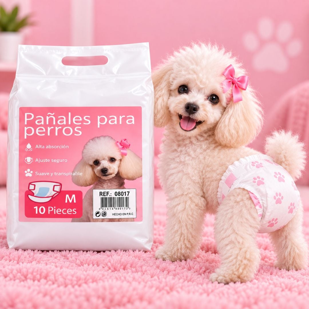 PAÑALES PARA PERRO (HEMBRA) - TALLA M - 2
