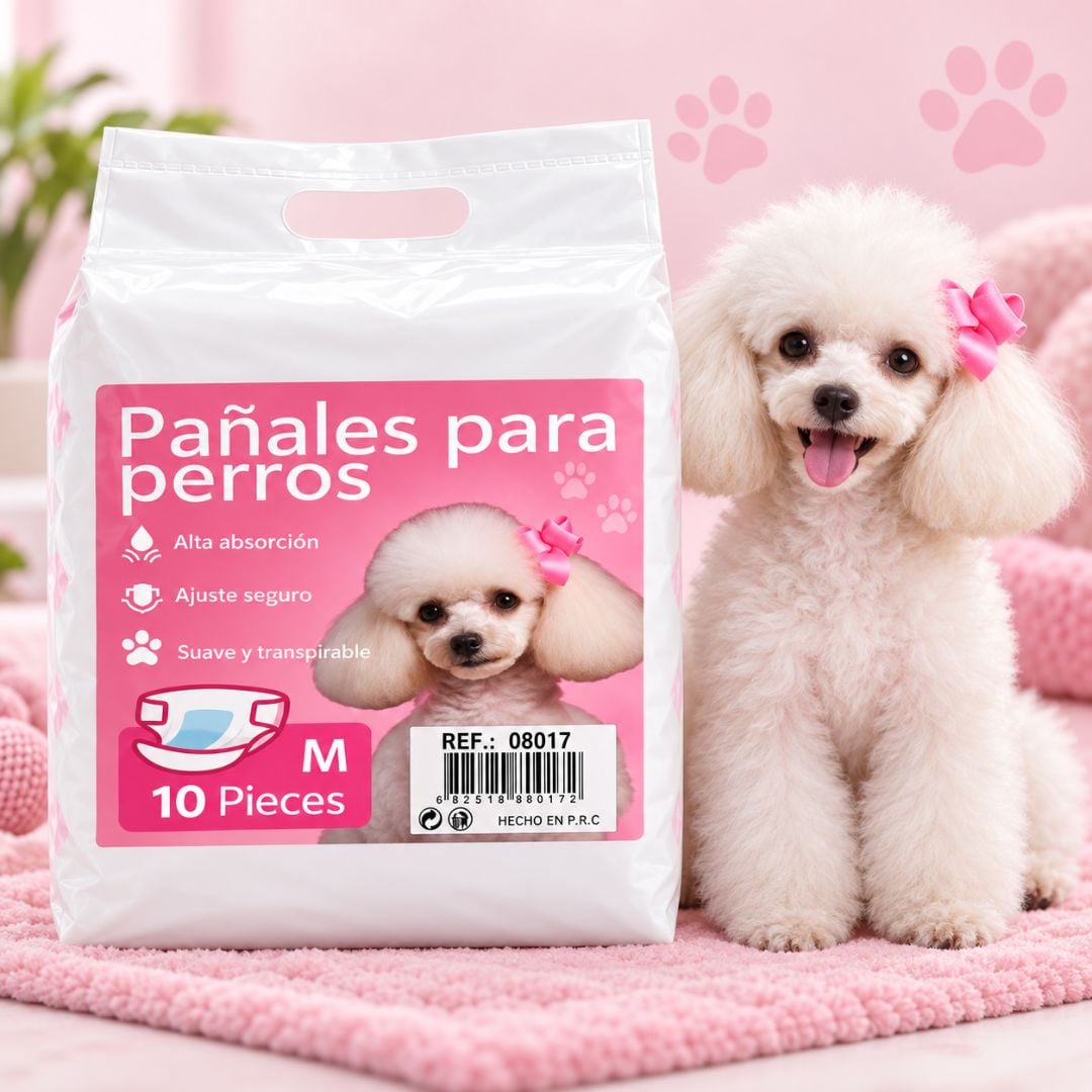 PAÑALES PARA PERRO (HEMBRA) - TALLA M - 3
