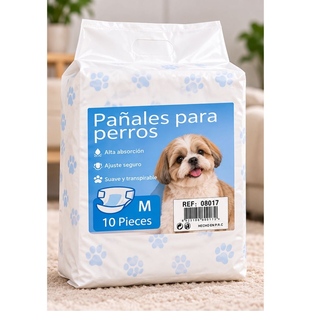 PAÑAL DE PERRO TIPO CALZON PARA MACHO - TALLA L - 2
