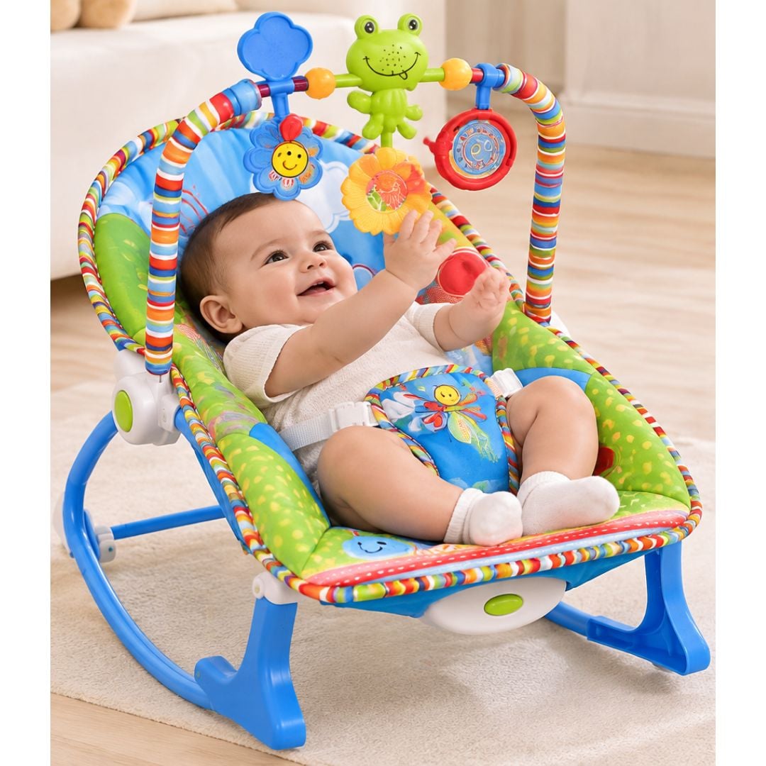 SILLA MECEDORA VIBRADORA MUSICAL PARA BEBÉ - 2