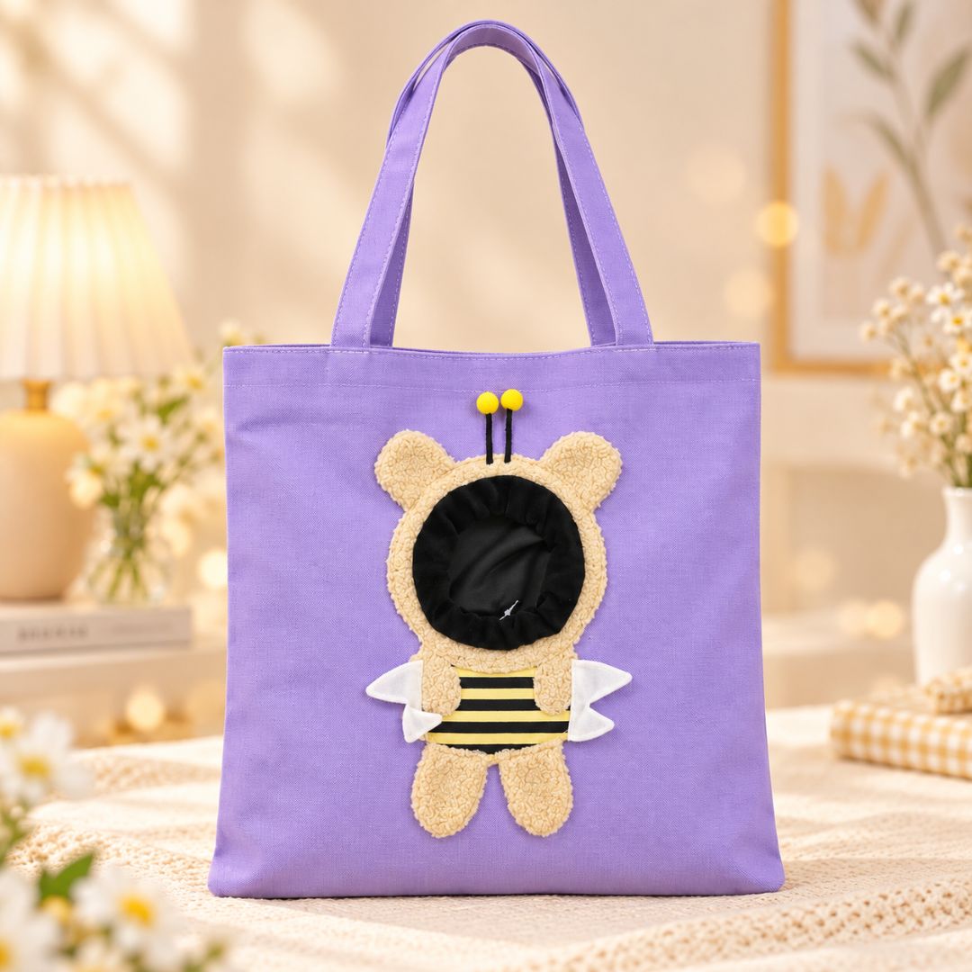 BOLSO TRANSPORTADOR PARA PERRO Y GATO MEDIANO (40CM X 38CM) - HEMBRA - 2
