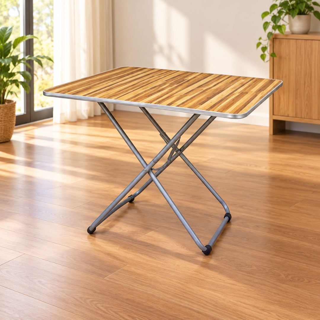 MESA CUADRADA PLEGABLE 60X60CM - 1