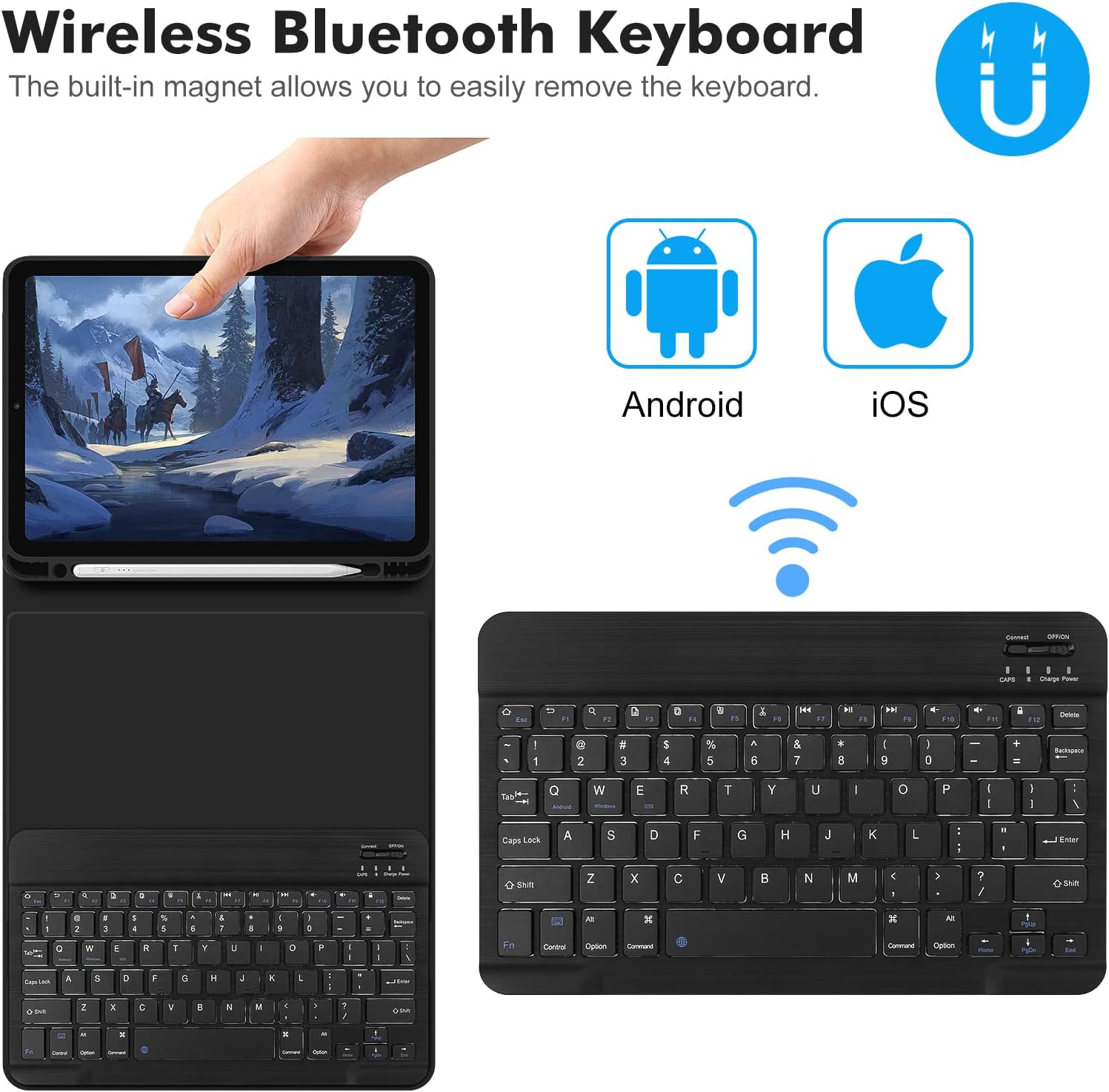 FUNDA CON TECLADO PARA IPAD PRO 11 2024 PALO ROSA - 2