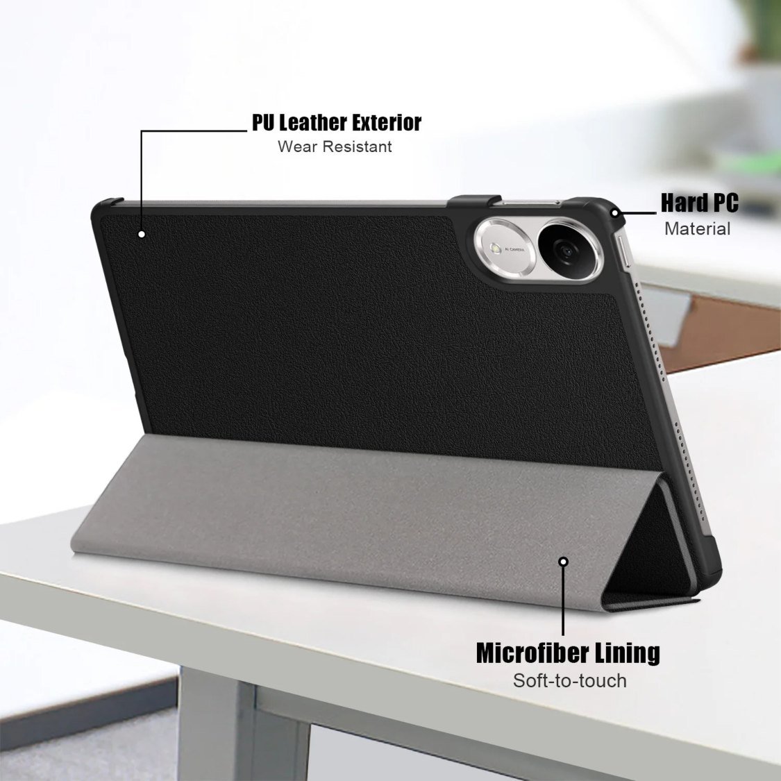 FUNDA BOOKCOVER PARA TABLET HONOR PAD V9 11.5 VERDE - 2
