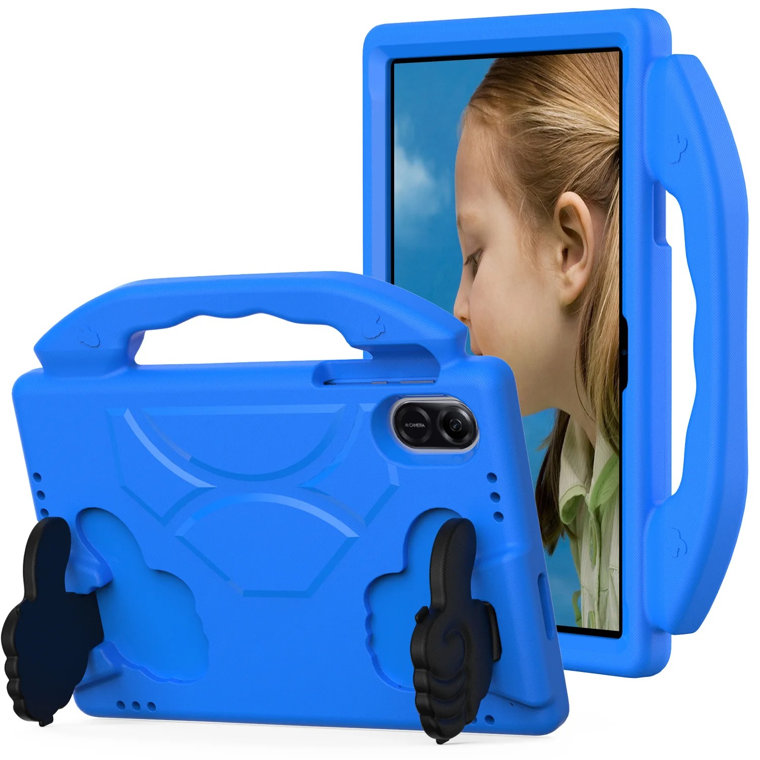 FUNDA DE GOMA CON DISEÑO LIKE PARA TABLET HONOR PAD X9 11.5 AZUL - 1