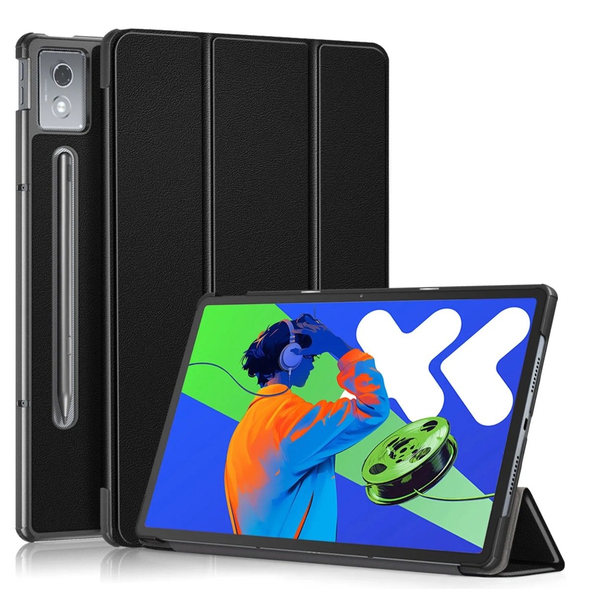 FUNDA BOOKCOVER PARA TABLET SAMSUNG S10 FE+ 13.1' NEGRO - 1