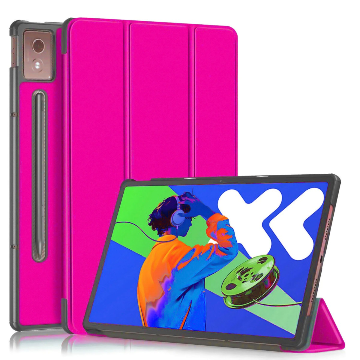 FUNDA BOOKCOVER PARA TABLET LENOVO IDEA TAB PRO 12,7 FUCSIA - 1