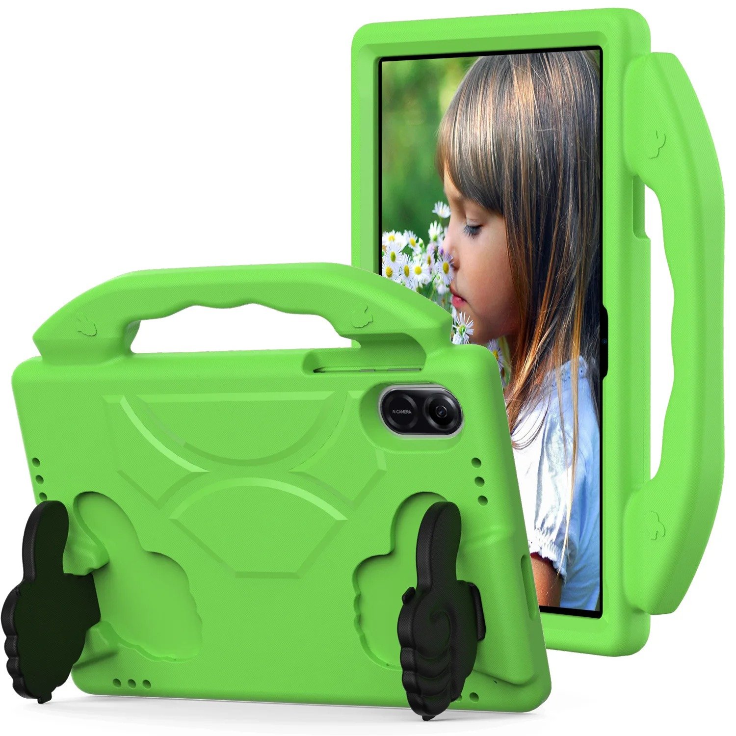 FUNDA DE GOMA CON DISEÑO LIKE PARA TABLET HONOR PAD X9 11.5 VERDE - 1
