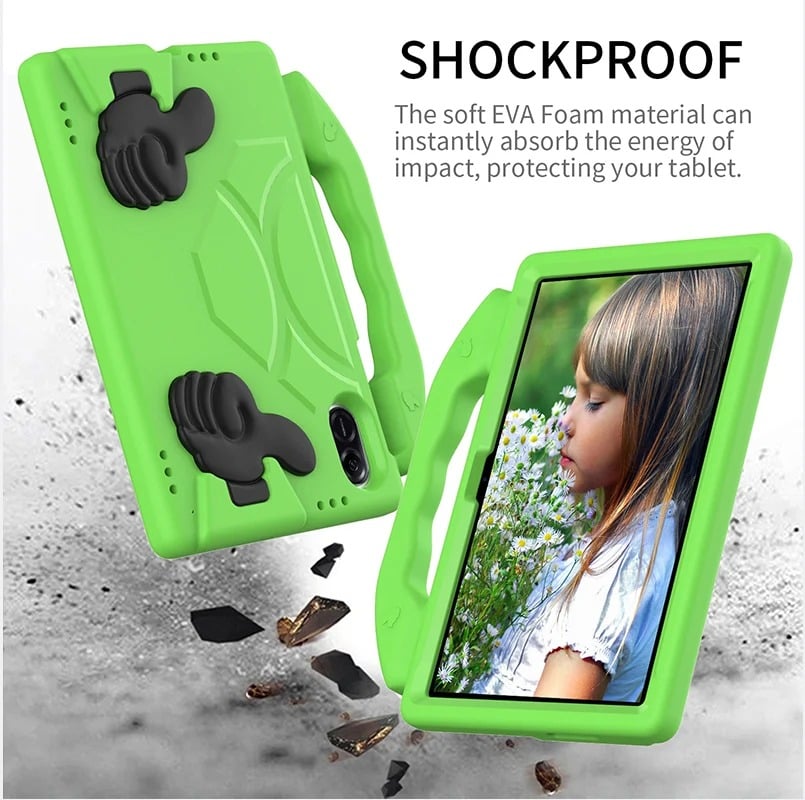 FUNDA DE GOMA CON DISEÑO LIKE PARA TABLET HONOR PAD X9 11.5 VERDE - 2