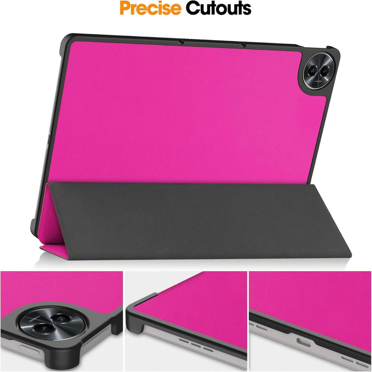 FUNDA BOOKCOVER PARA TABLET REALME PAD 2 FUCSIA - 2