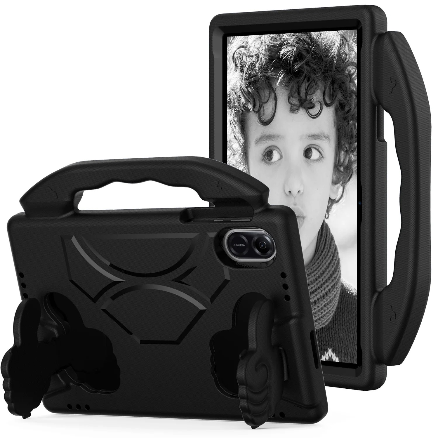 FUNDA DE GOMA CON DISEÑO LIKE PARA TABLET HONOR PAD X9 11.5 NEGRO - 1