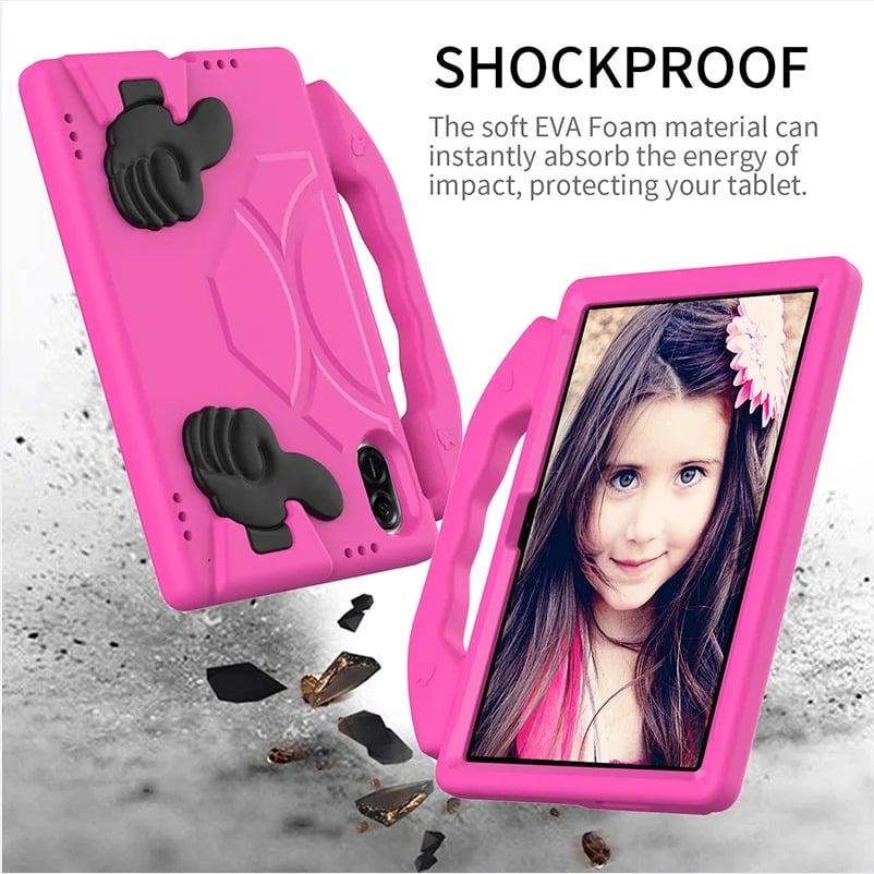 FUNDA DE GOMA CON DISEÑO LIKE PARA TABLET HONOR PAD X8A 11' FUCSIA - 2