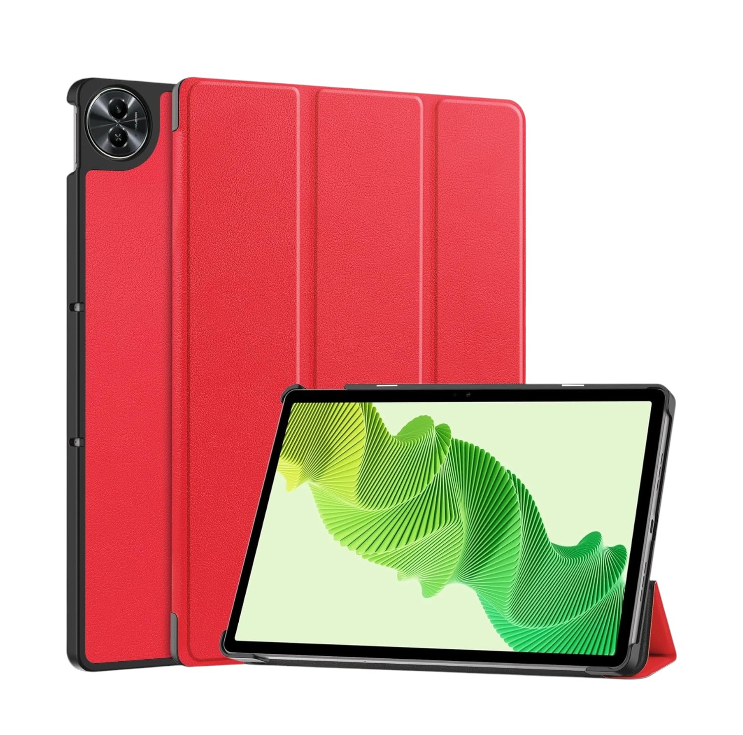 FUNDA BOOKCOVER PARA TABLET REALME PAD 2 ROJO - 1