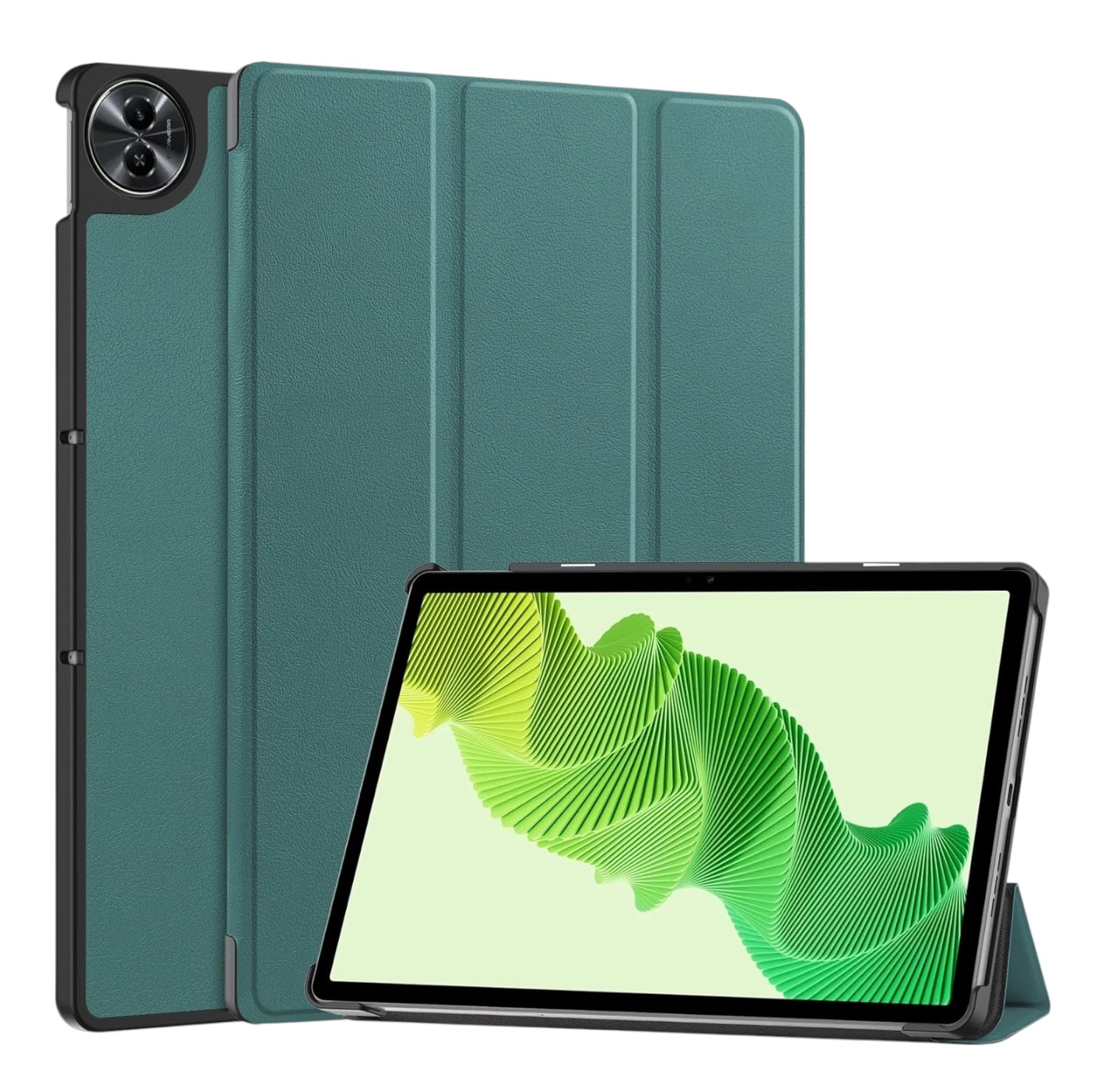 FUNDA BOOKCOVER PARA TABLET REALME PAD 2 VERDE - 1