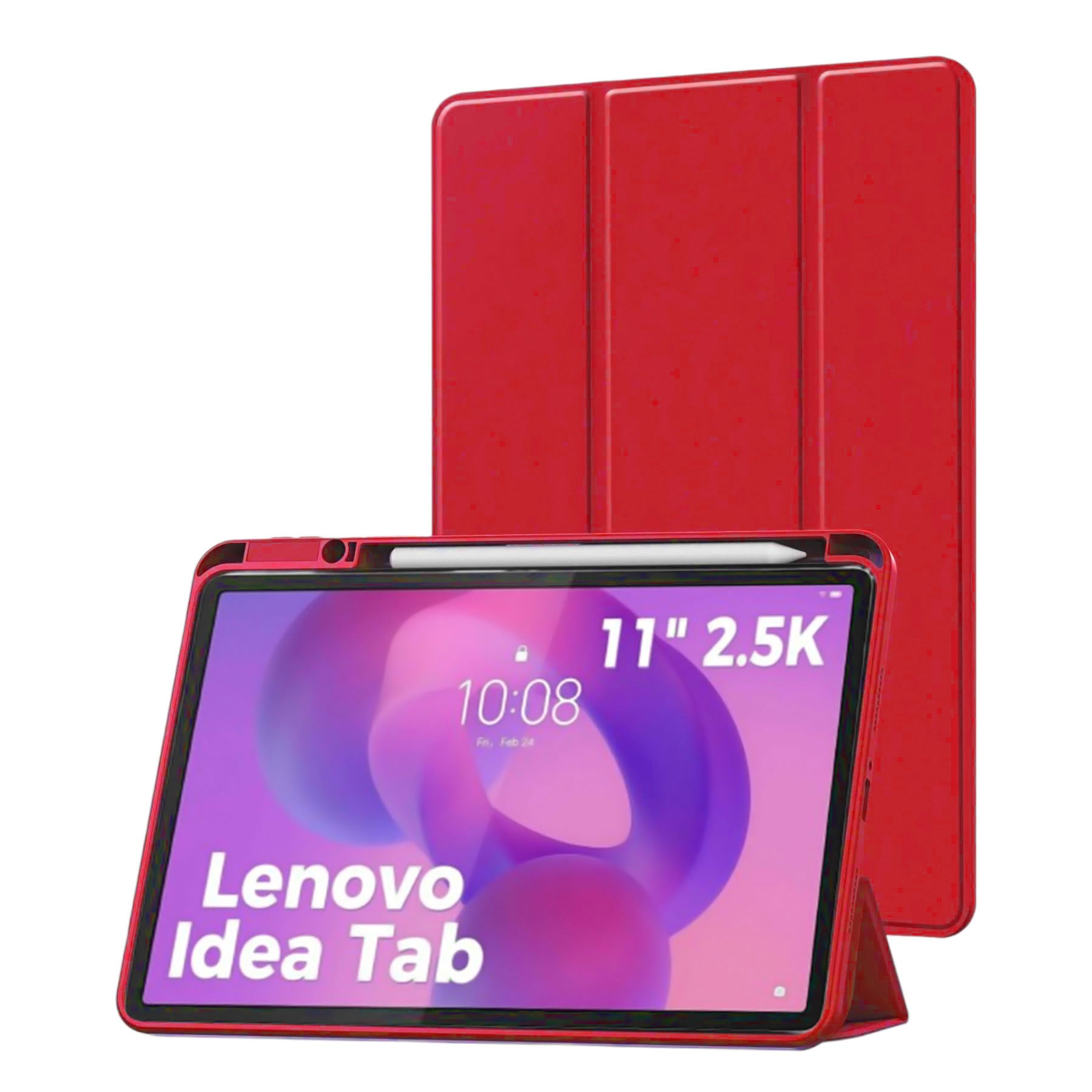 FUNDA SMART COVER PARA TABLET LENOVO IDEA TAB 11 ROJO - 1