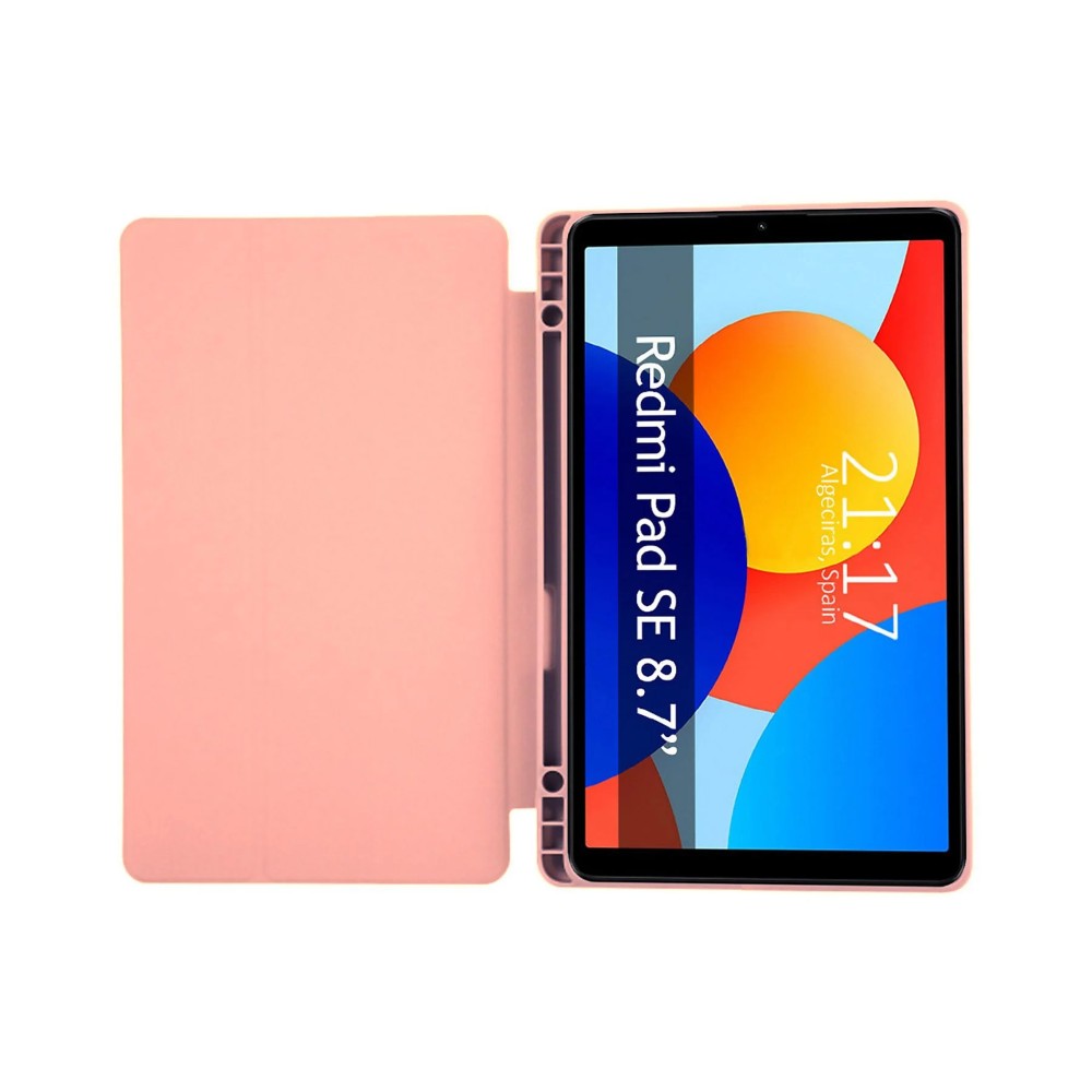 FUNDA SMART COVER PARA TABLET XIAOMI REDMI PAD SE 8,7' PALO ROSA - 3