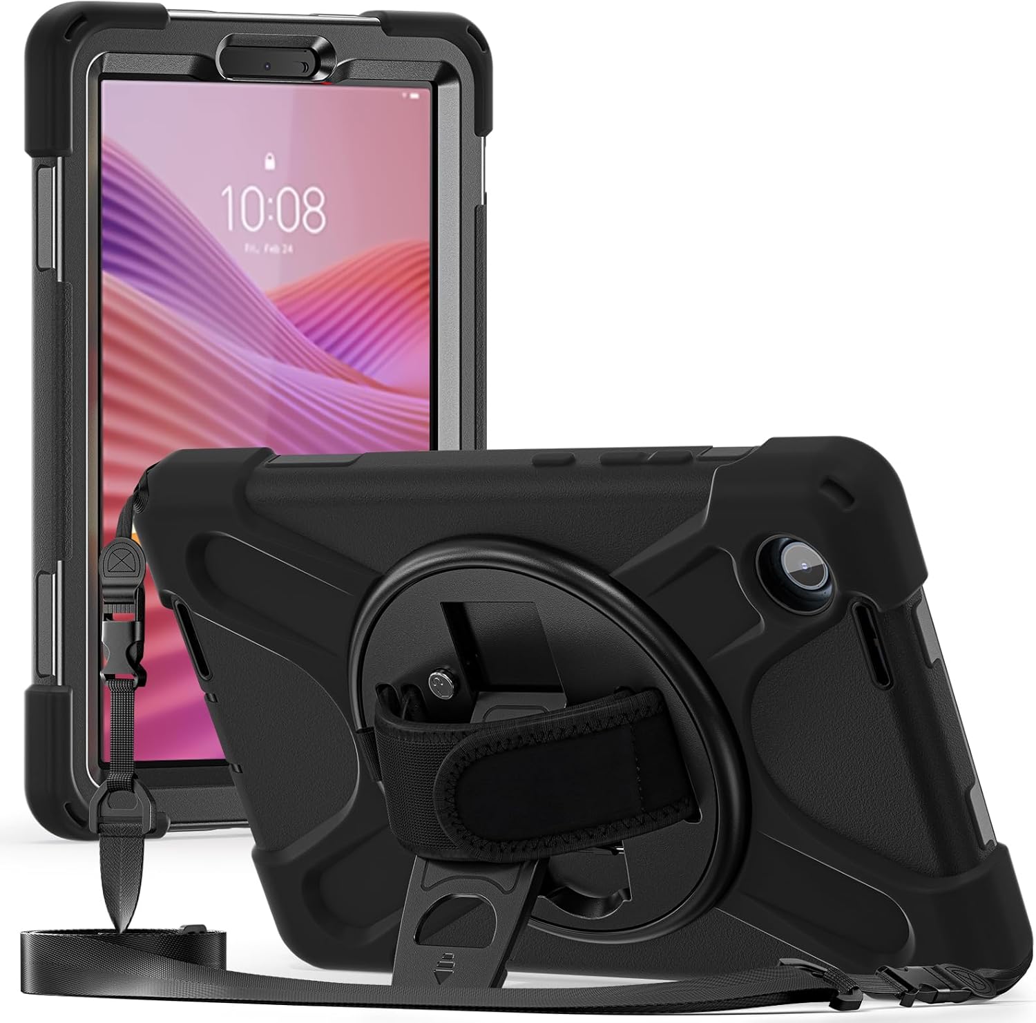 FUNDA ANTIGOLPE PARA TABLET LENOVO TAB ONE 8.7” TB305FU/K9 NEGRO - 1