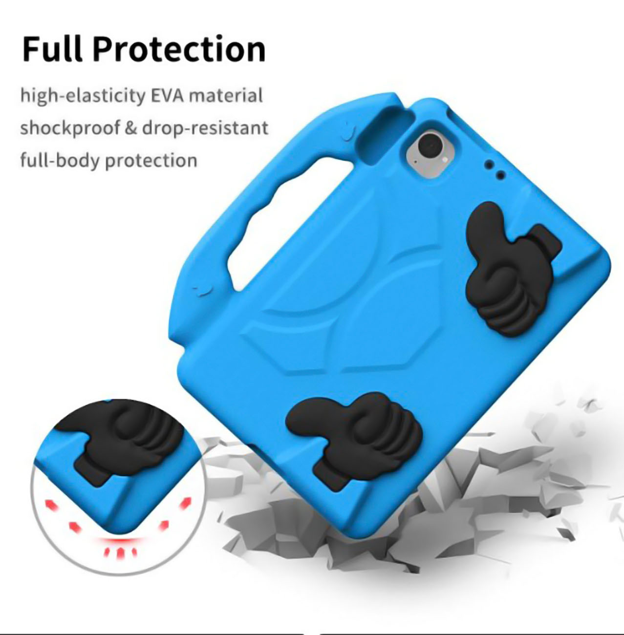 FUNDA DE GOMA CON DISEÑO LIKE PARA TABLET XIAOMI REDMI K PAD 8.8” AZUL - 3