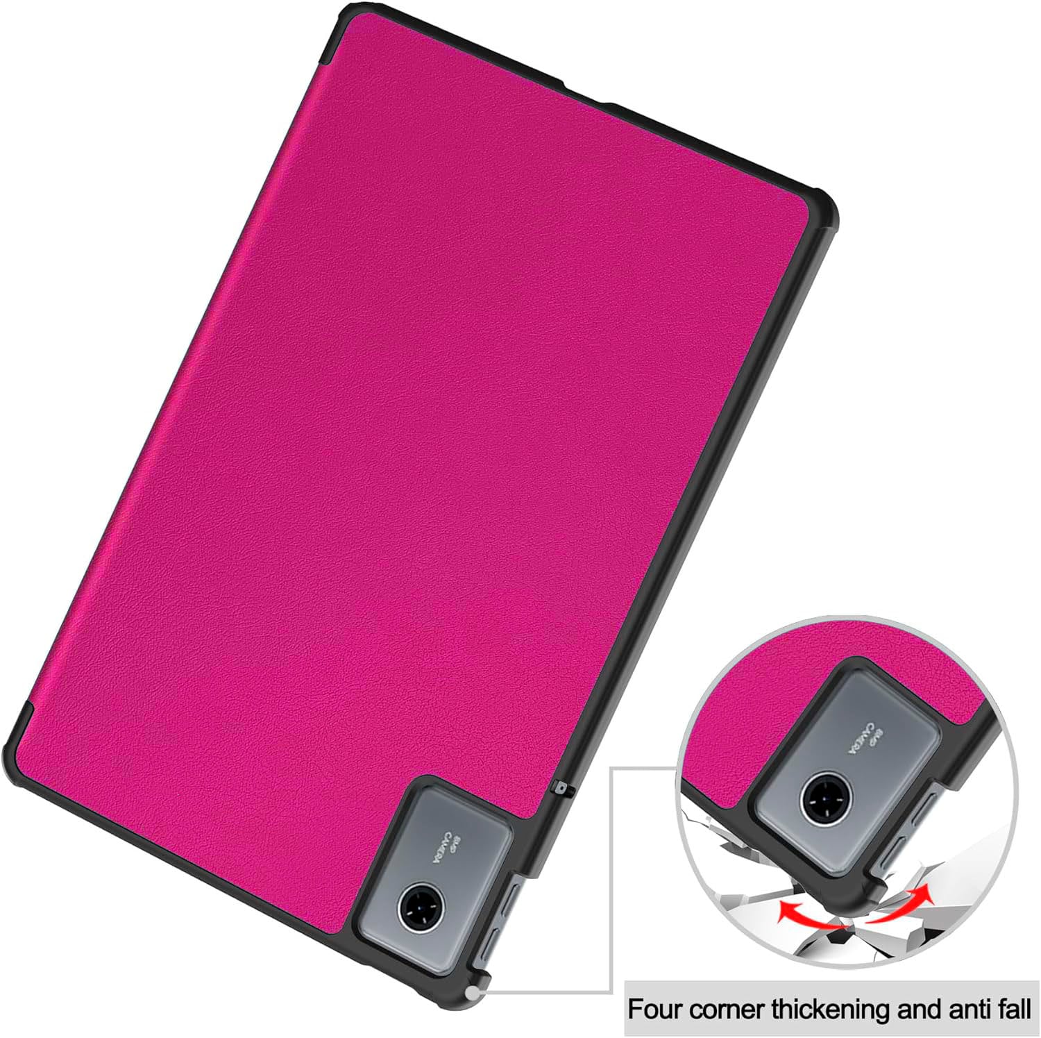 FUNDA BOOKCOVER PARA LENOVO IDEA TAB 11 TB336FU/TB336ZU FUCSIA - 2