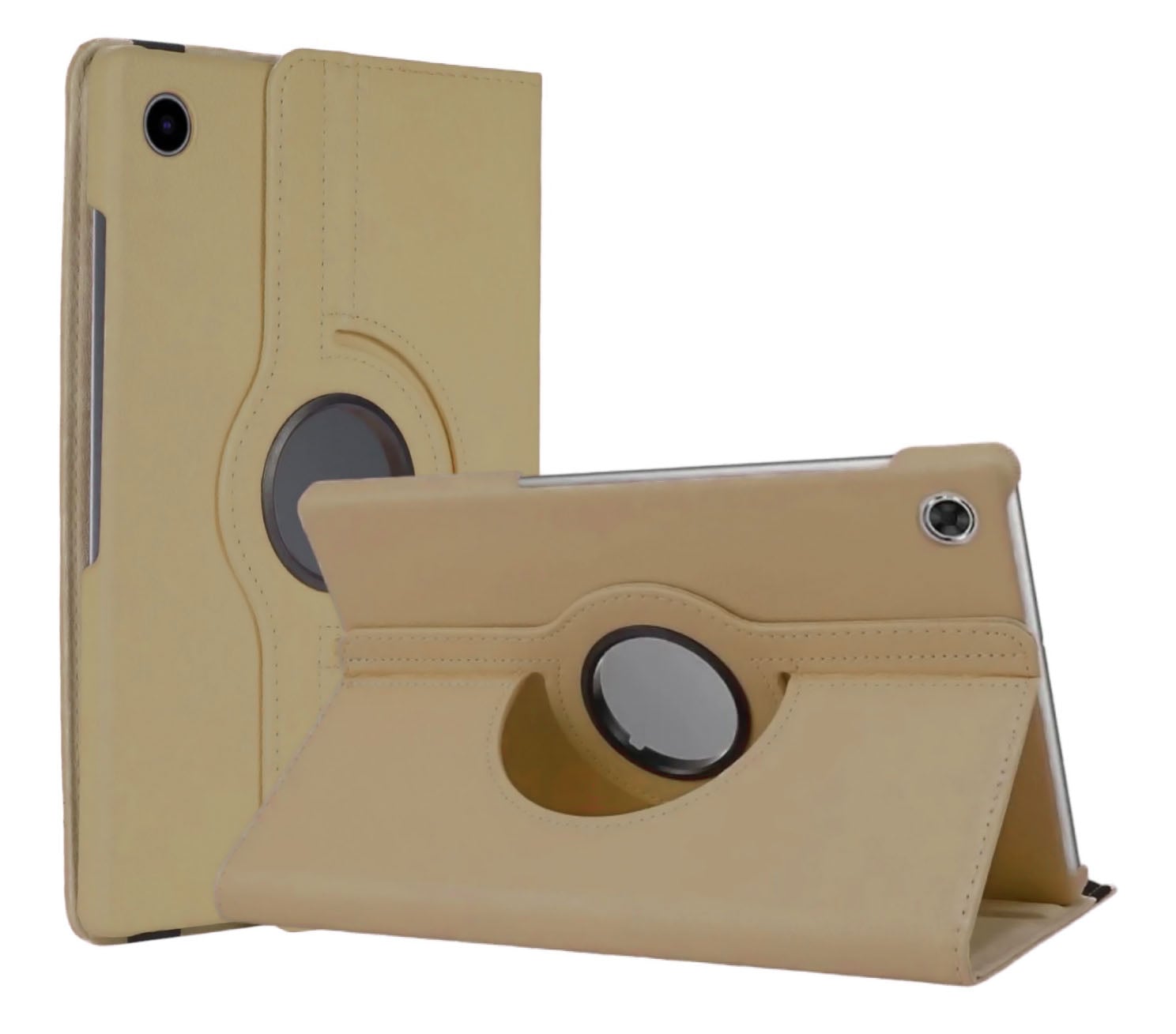 FUNDA GIRATORIA PARA SAMSUNG A11+ 11' DORADO - 1