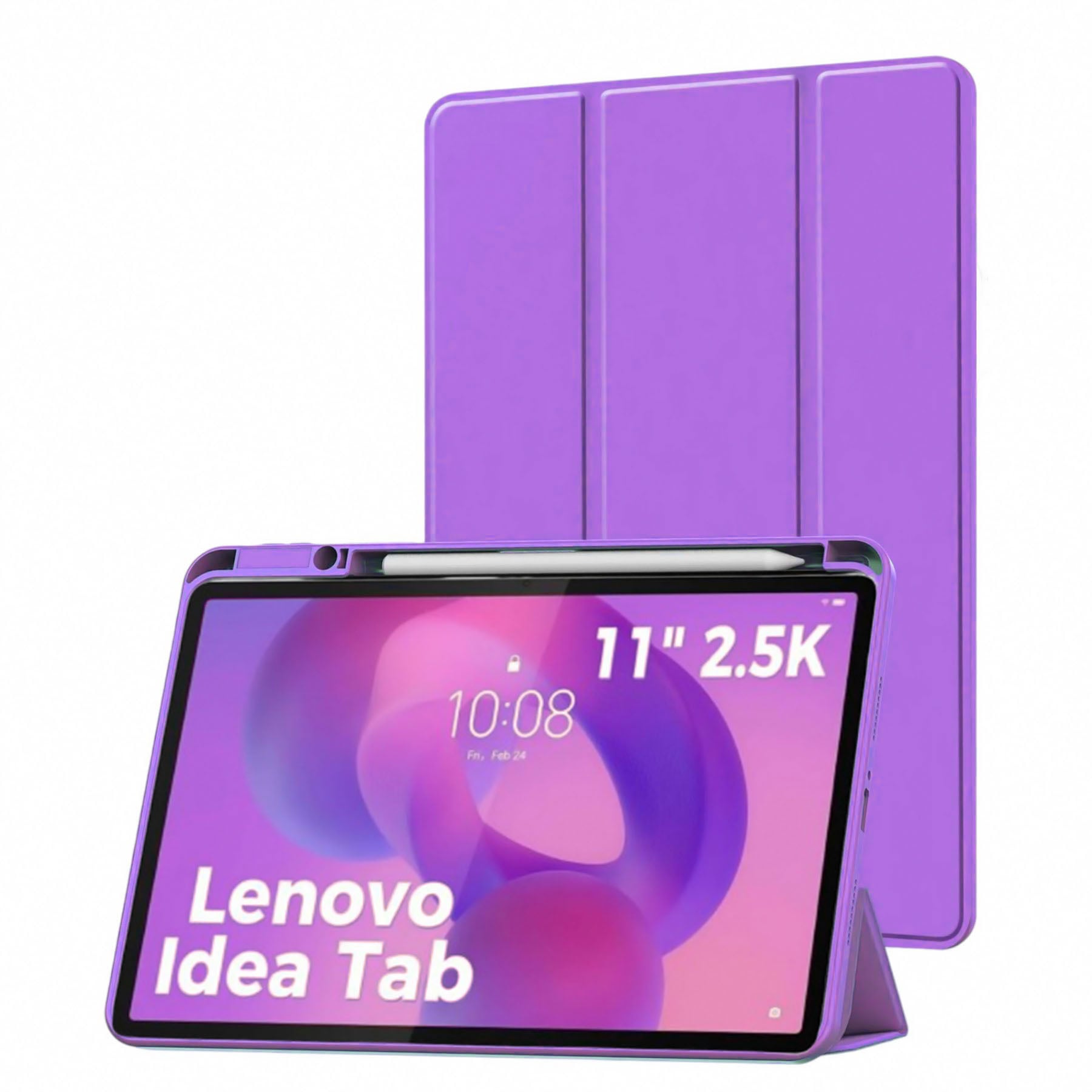FUNDA SMART COVER PARA TABLET LENOVO IDEA TAB 11 LILA - 1